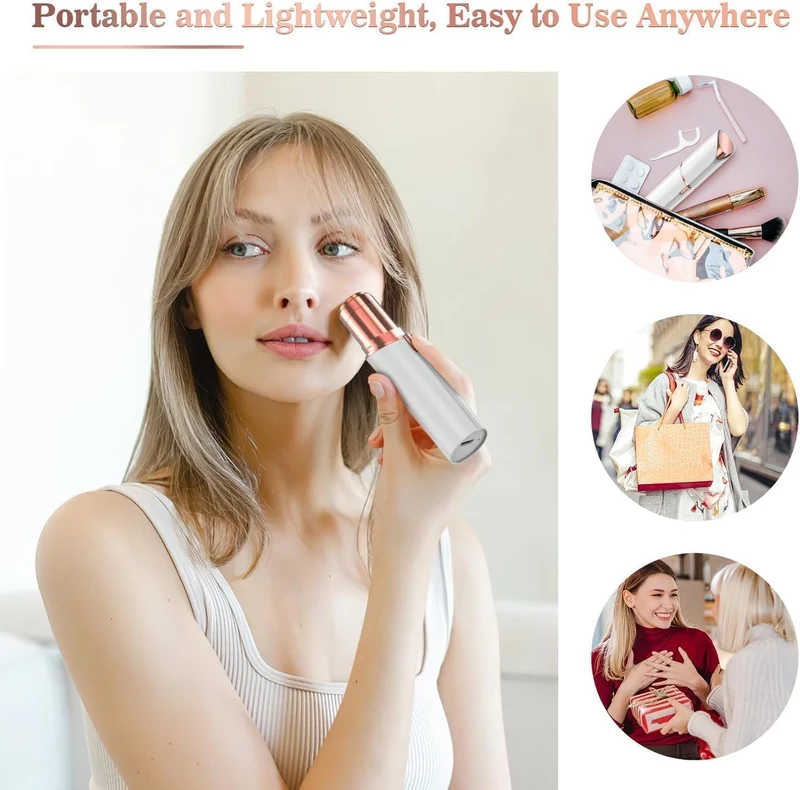 Epilatore Viso Donna Ricaricabile – Delicato, Efficace e Portatile