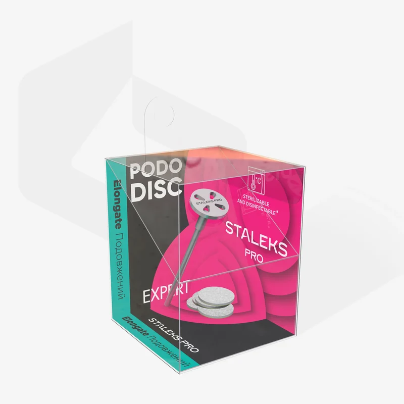 STALEKS PRO EXPERT SET PODODISC PÉDICURE Ø 20 MM XS 180 W CONF.1 PZ 37 MM + 5 PZ DI RICAMBIO