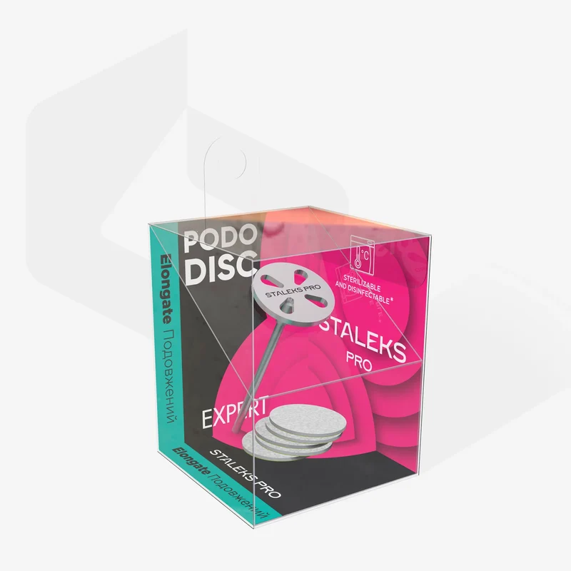 STALEKS PRO EXPERT SET PODODISC PÉDICURE Ø 20 MM S 180 W CONF.1 PZ 37 MM + 5 PZ DI RICAMBIO