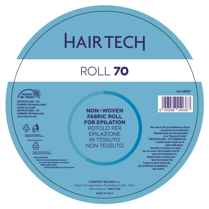 ROTOLO EPILAZIONE TNT HAIR TECH ROL 70