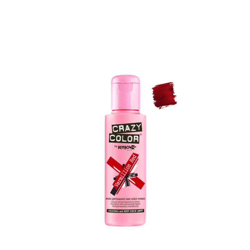 Crema Colorante Semipermanente per capelli 100ml - CRAZY COLOR
