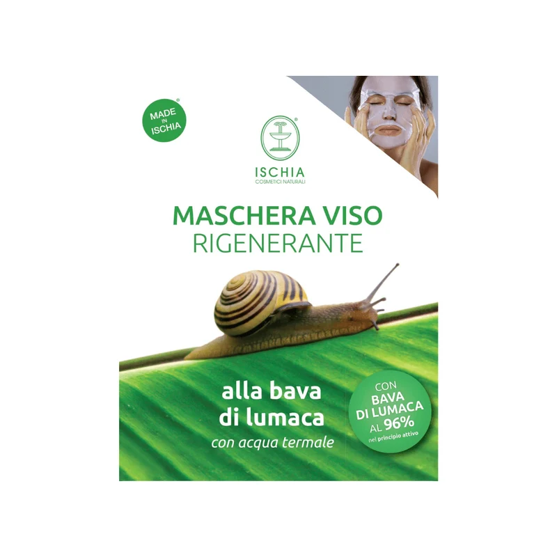 Maschera viso rigenerante alla bava di lumaca 15ml - ISCHIA