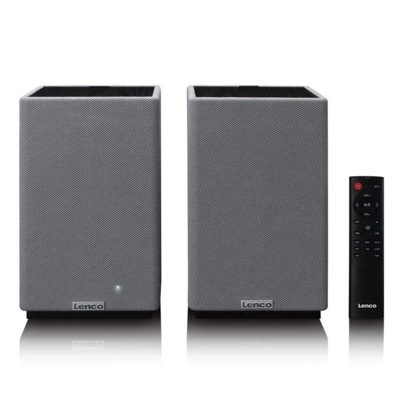 Lenco SPB-240BKGY altoparlante Grigio, Nero Con cavo e senza cavo 40 W