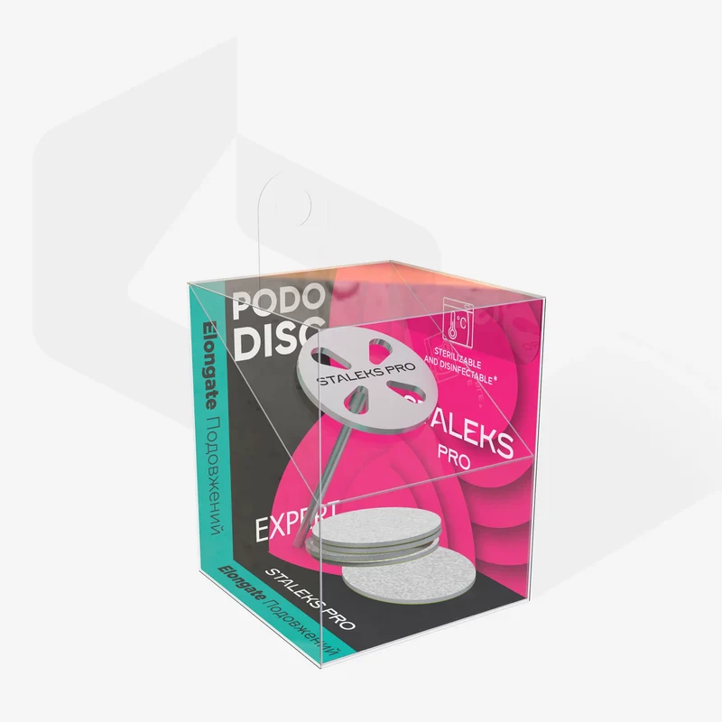 STALEKS PRO EXPERT SET PODODISC PÉDICURE Ø 20 MM M 180 W CONF.1 PZ 37 MM + 5 PZ DI RICAMBIO