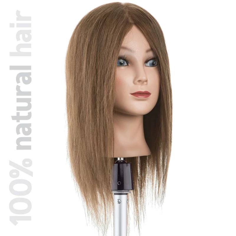TESTINA DONNA CAPELLI NATURALI 100% 35 CM COLORE 6