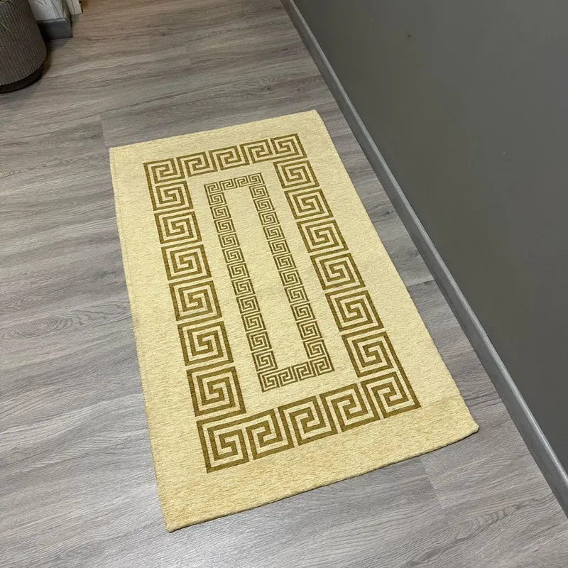 Tappeto Greca 65x115 cm: Elegante e Pratico per Casa e Ufficio