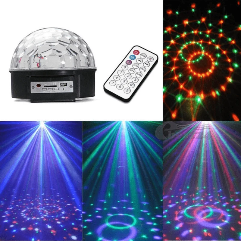 Sfera Led Colorata con Lettore MP3 e Luci RGB