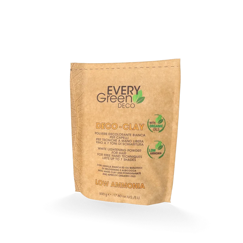 DECOLORAZIONE 7 TONI BIANCA 500 G - EVERY GREEN CLAY ZIP