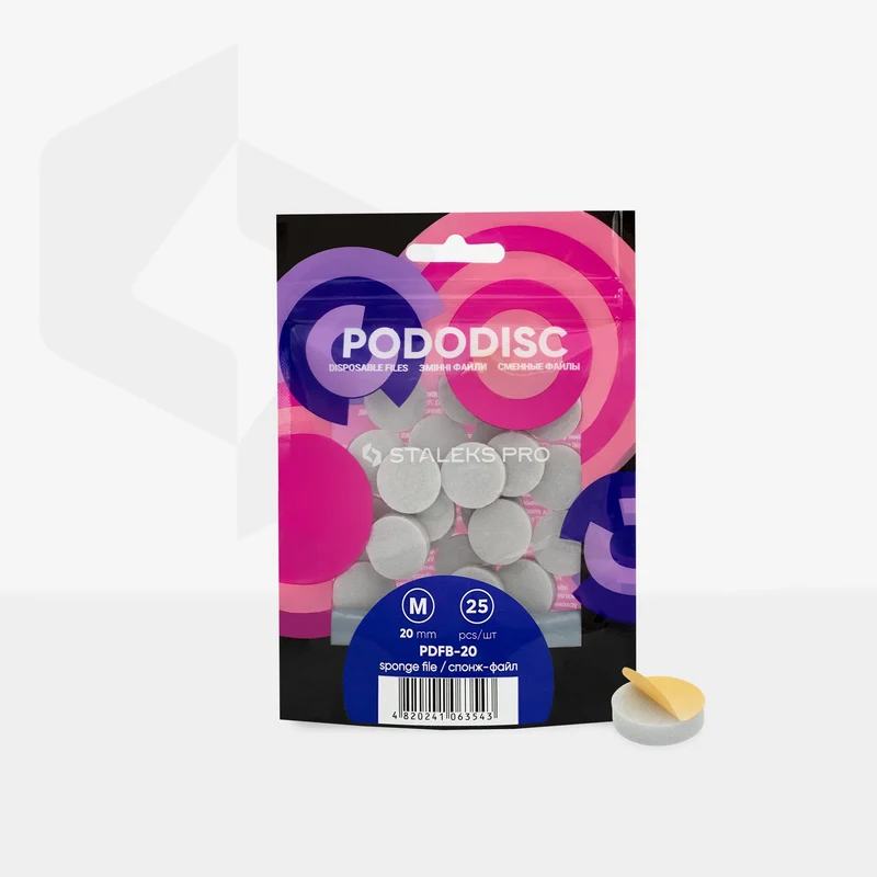 STALEKS PRO EXPERT PDFB BUFFER PODODISC Ø 20 MM M CONF. 25 PZ