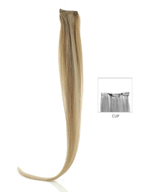 DIBIASE EXTENSION CLIP CAPELLI 100% NATURALI - LISCI 50/55CM SH
