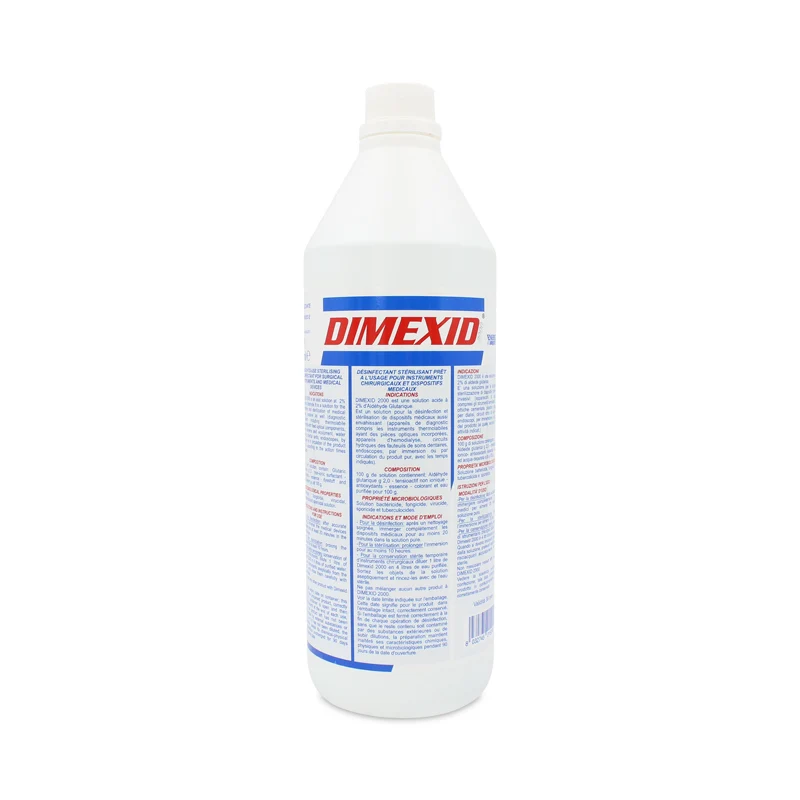 DISINFETTANTE E STERILIZZANTE PER STRUMENTI PRONTO ALL'USO 1 L DIMEXID