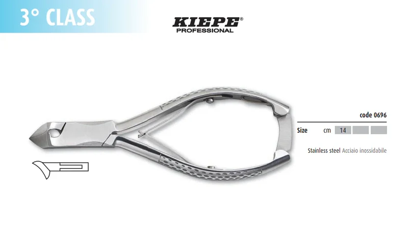 TRONCHESE UNGHIE ACCIAIO INOX 3 CLASSE - KIEPE
