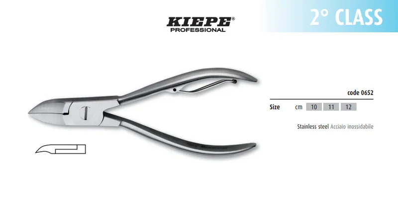 TRONCHESE UNGHIE ACCIAIO INOX 2 CLASSE - KIEPE