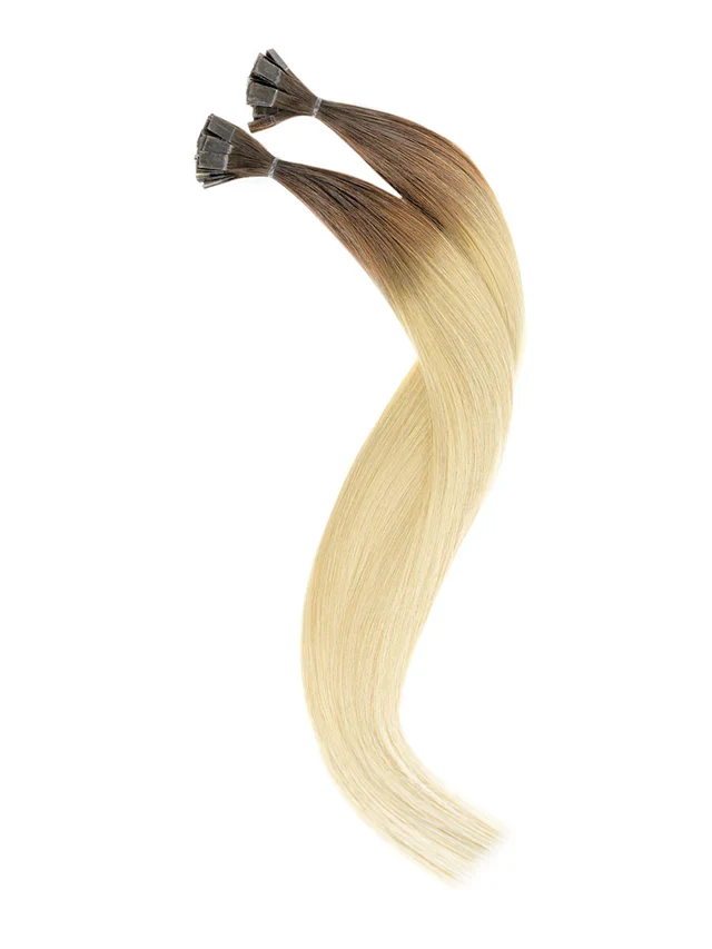 DIBIASE EXTENSION CON CHERATINA CAPELLI 100% NATURALI - LISCI 20 PZ 50CM OMBRE