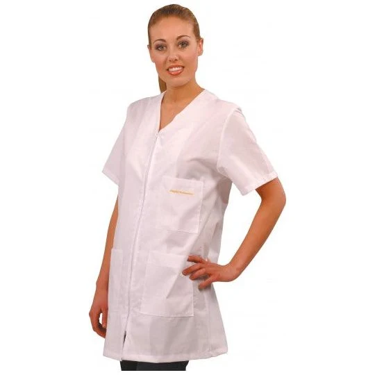 CAMICE IN COTONE ZIP SENZA LOGO