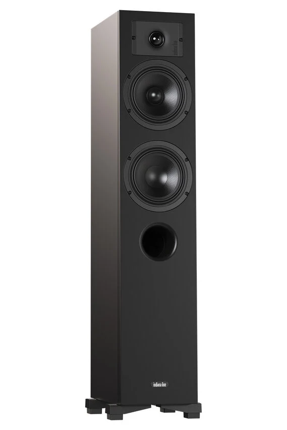 Indiana Line Diva 5 Coppia Diffusori Da Pavimento 2.5 Vie, Nero, Cablato