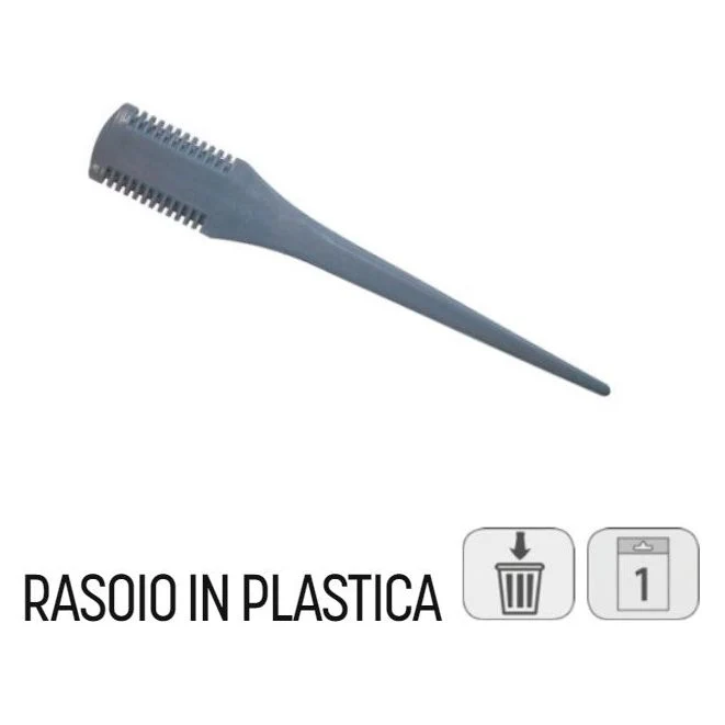 RASOIO SFILZINO LAMA INTERA IN PLASTICA