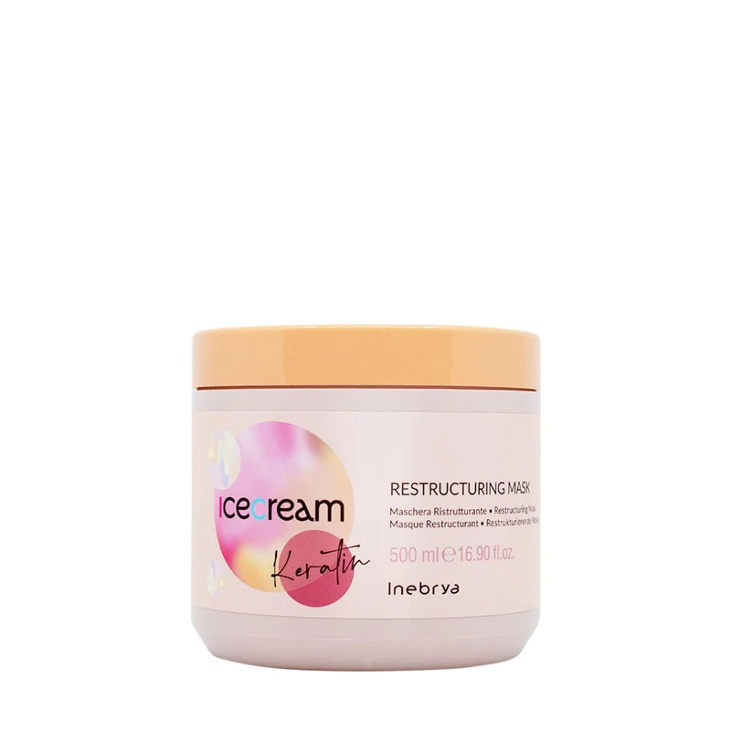 INEBRYA ICE CREAM KERATIN MASK RISTRUTTURANTE 500 ML