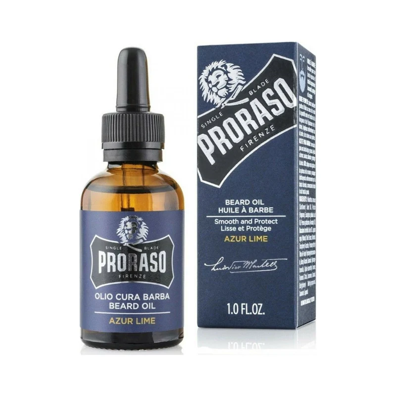 PRORASO OLIO DA BARBA AZUR LIME 30 ML