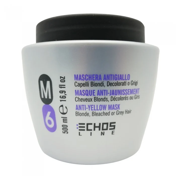 Echosline - Trattamento per capelli biondi - M6 MASCHERA ANTIGIALLO 500 ml