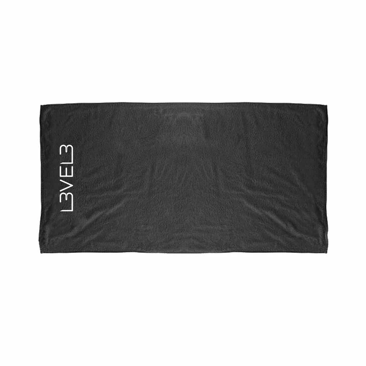 ASCIUGAMANO SHAVING TOWELS NERO L3VEL3