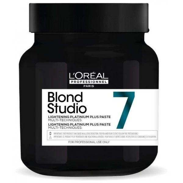DECOLORAZIONE IN PASTA 7 TONI 500 G - PLATINIUM PLUS BLOND STUDIO L'OREAL
