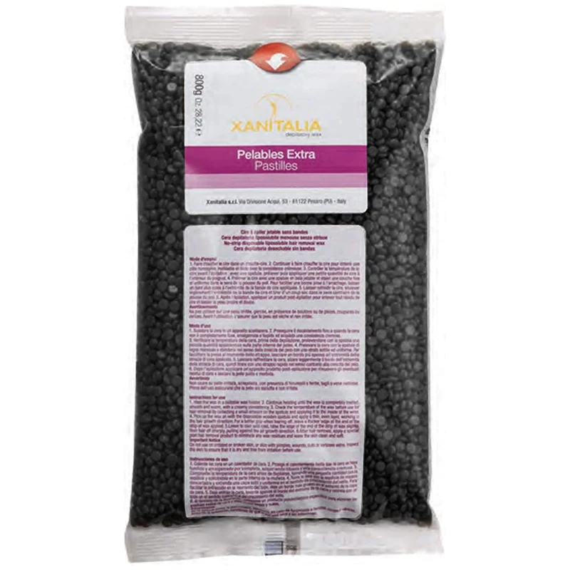 CERA BRASILIANA IN PERLE NERA 1 KG XANITALIA