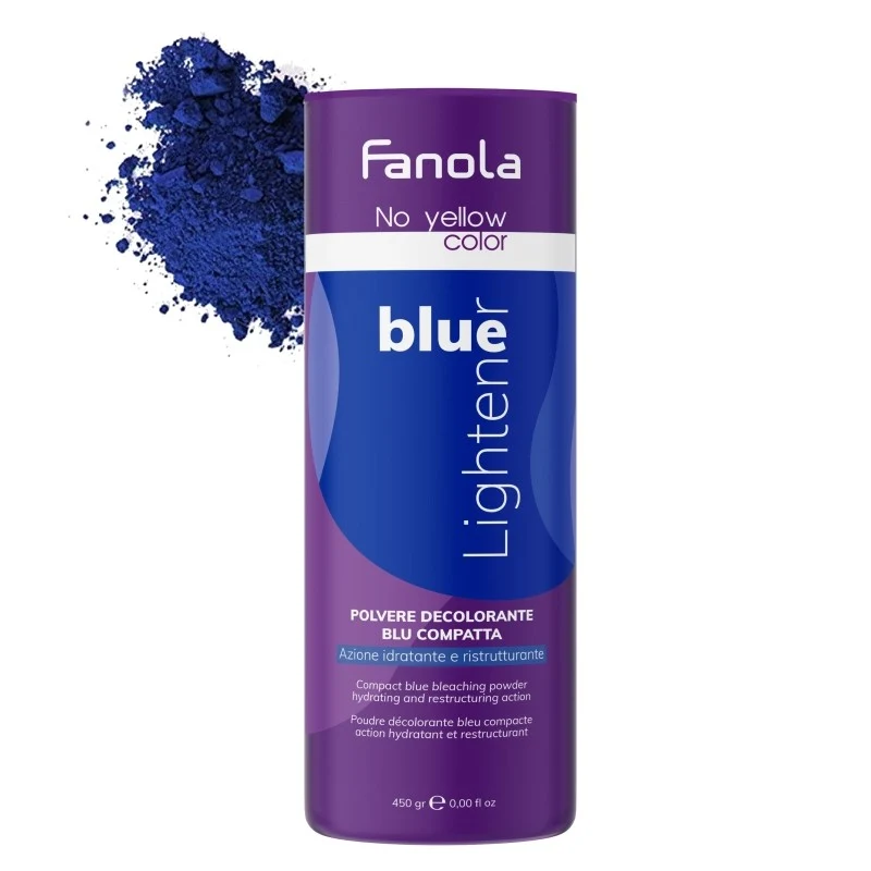 DECOLORAZIONE 7 TONI 450 G POLVERE BLU COMPATTA AD AZIONE IDRATANTE/RITRUTTURANTE PATENT - FANOLA NO YELLOW