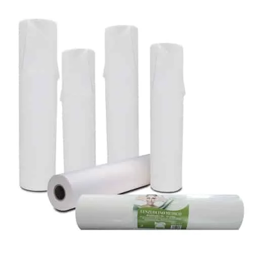 LENZUOLINO/ROTOLO LETTINO CELLULOSA H 60 x 50 MT BIANCO - RO.IAL