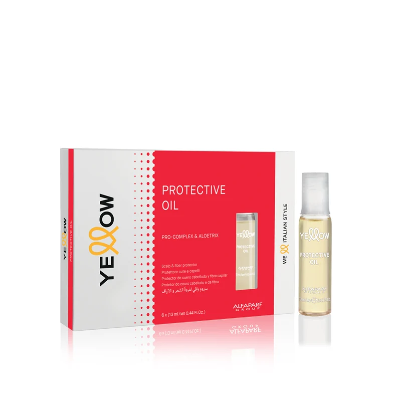 ALFAPARF YELLOW FIALE PROTECTIVE OIL 6X13 ML