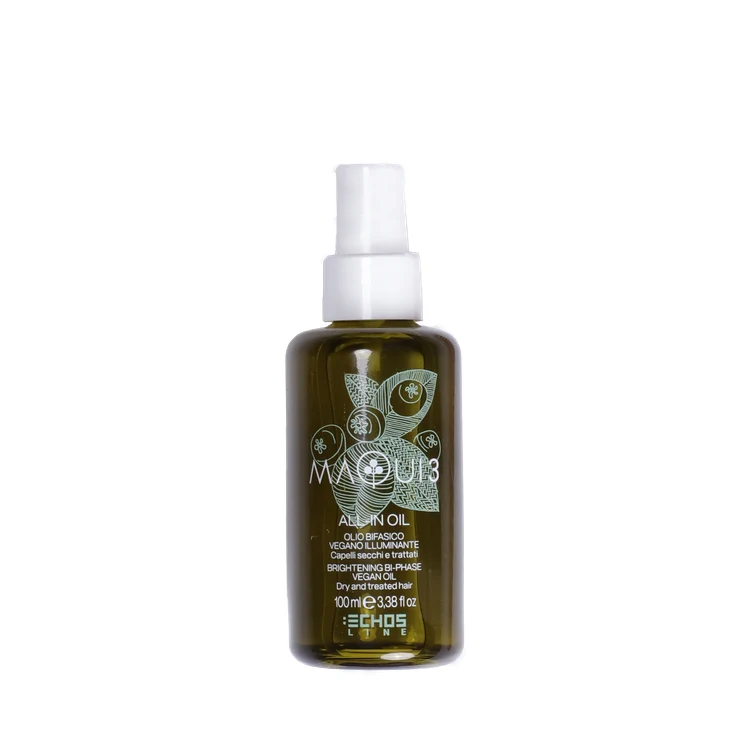 OLIO BI-FASICO VEGANO ILLUMINANTE MAQUI 3 ALL-IN OIL 100 ML ECHOS LINE