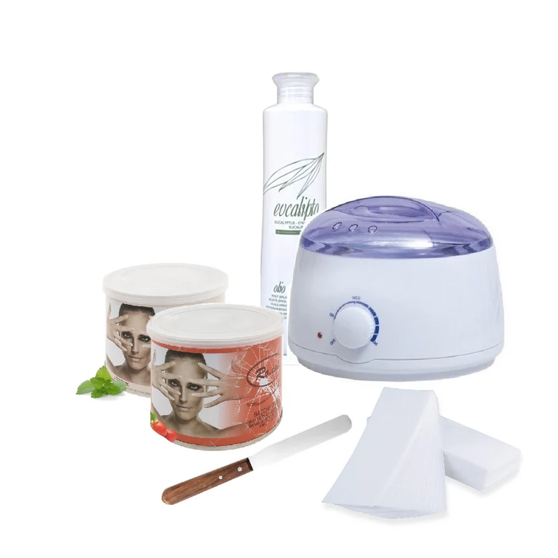 KIT PROFESSIONALE COMPLETO EPILAZIONE CERA VASO