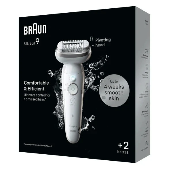 Braun Silk-épil 9 9-011 Epilatore Elettrico Donna