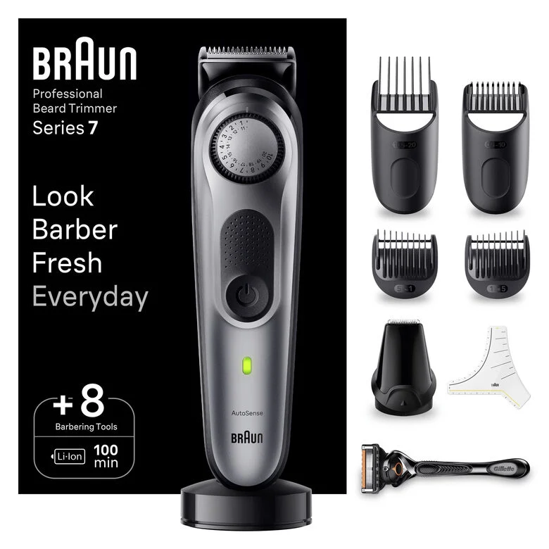 Braun BeardTrimmer 7 BT7420 Regolabarba Uomo