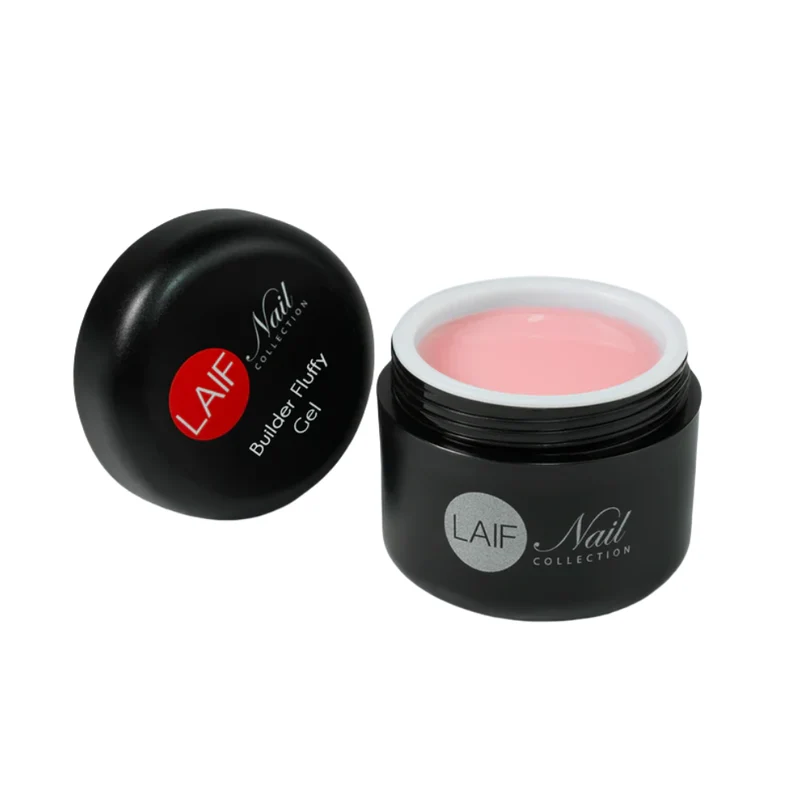 LAIF Builder Fluffy Gel 15ml | Gel Costruttore Rosa Pastello Rigido
