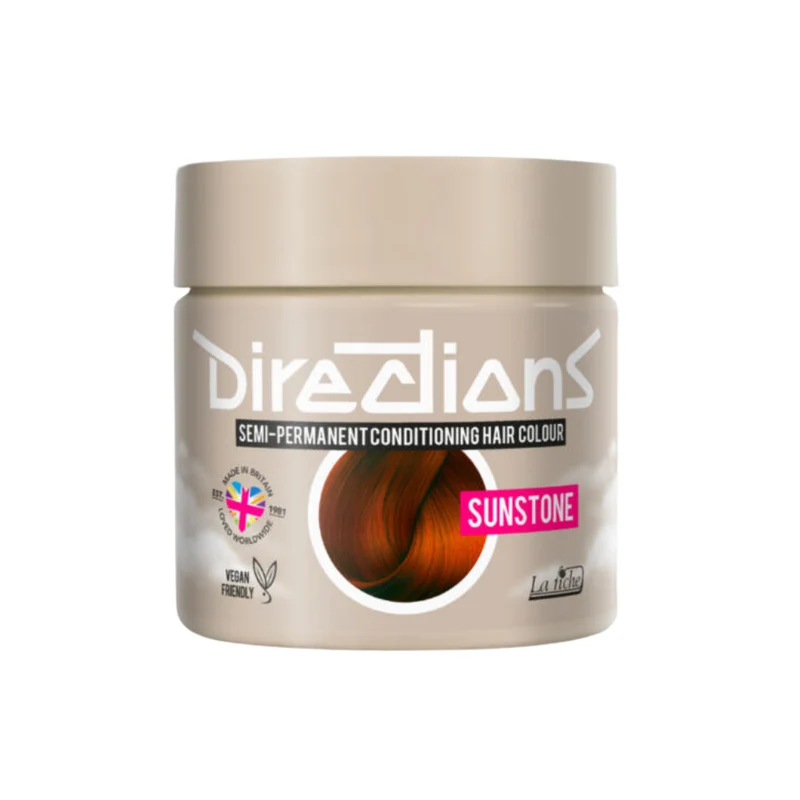 Directions Sunstone Tinta Semipermanente Rame Luminoso con Riflessi Aranciati 100ml