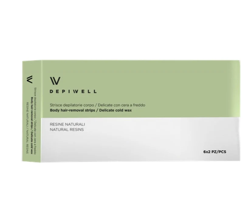 Depiwell Strisce Depilatorie Corpo Delicate Con Cera a Freddo 6 x 2pz