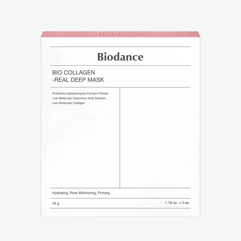 Biodance - Biodance Bio-Collagen Real Deep Mask Set 4pcs – Maschera Viso Idrogel al Collagene Effetto Glass Skin