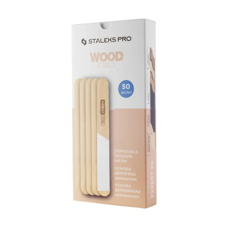 Staleks Pro Expert Anima Base in Legno per Lime PapmAm 50 Pezzi
