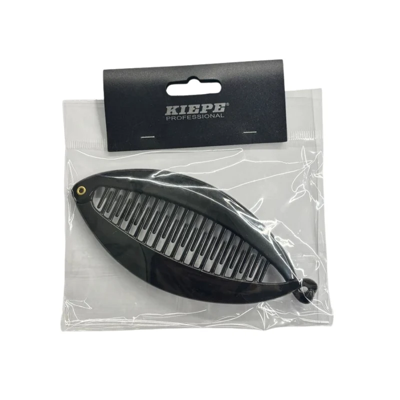 Kiepe Pettine Nuvola Nero 14 cm per Acconciature e Raccolti