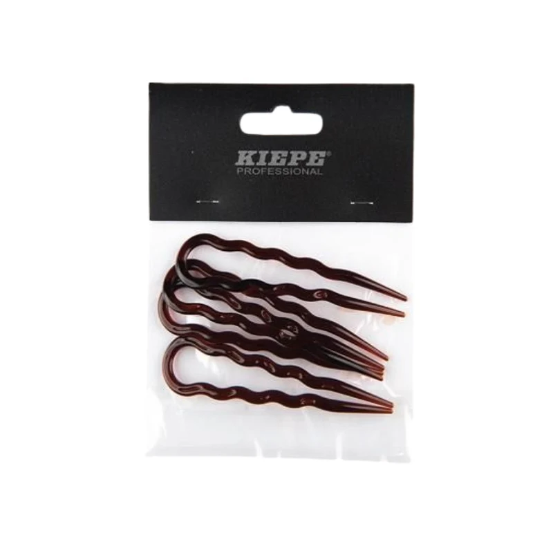 Kiepe Forcine Invisibili Marroni 8 cm Confezione 4 Pezzi