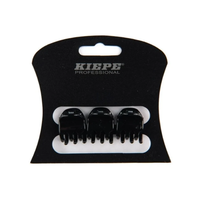 Kiepe Pinzottini Neri per Capelli 2,2 cm 3 pz