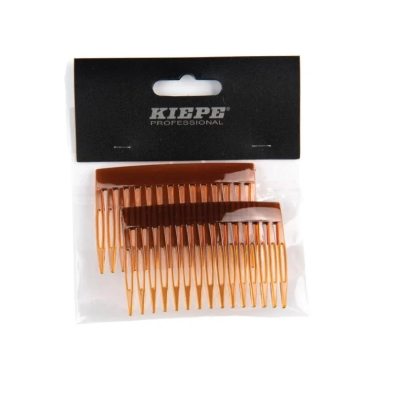 Kiepe Pettinino Marrone per Capelli 7 cm 2 pz