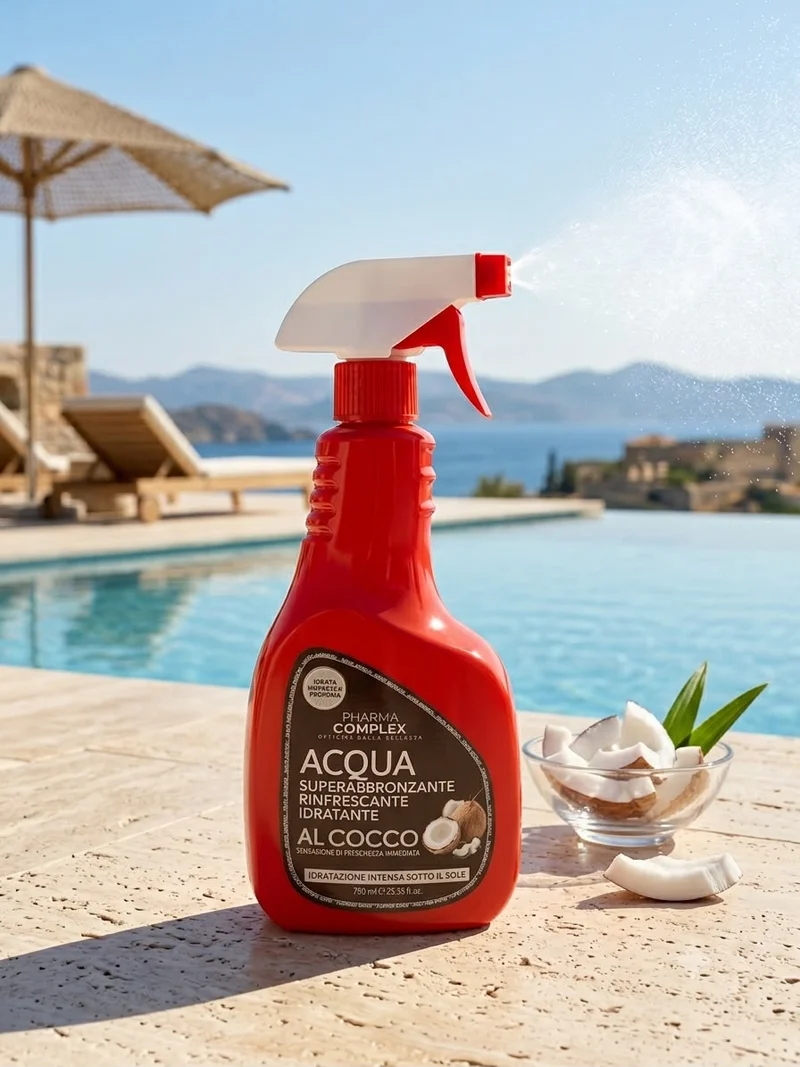 Pharma Complex Acqua Superabbronzante Rinfrescante Idratante al Cocco 750ml