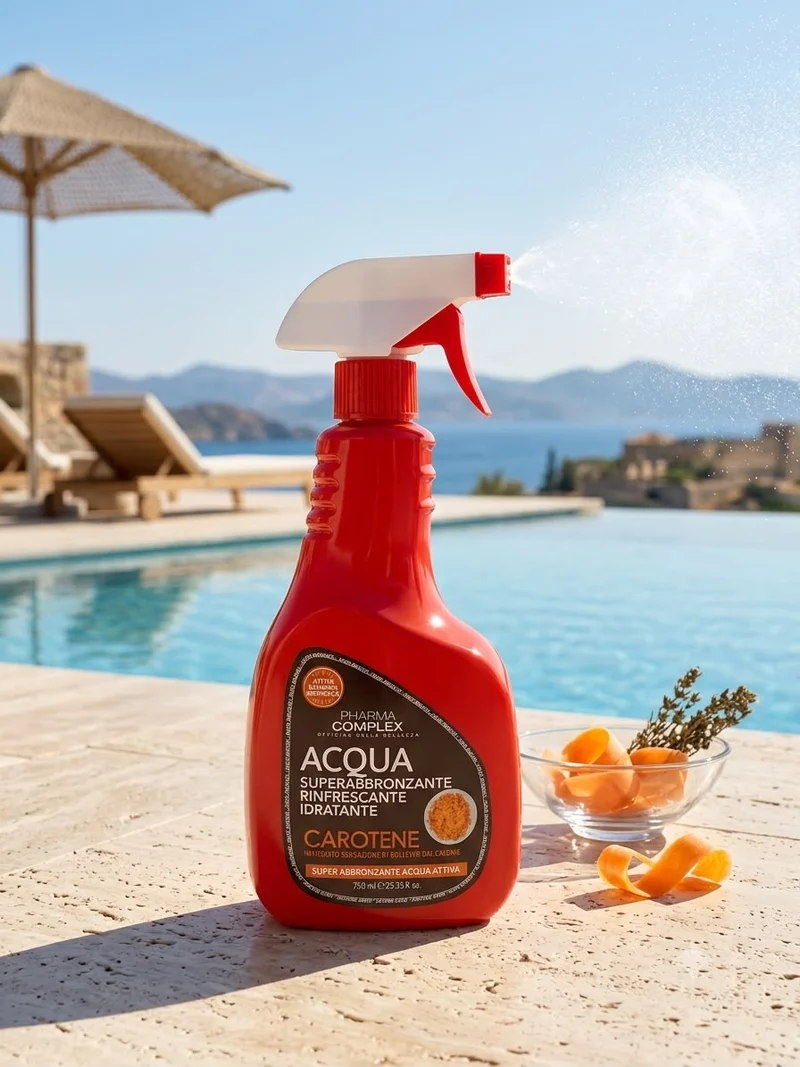 Pharma Complex Acqua Superabbronzante Rinfrescante Idratante con Carotene 750ml