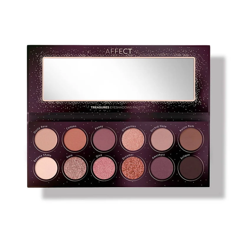 Affect Cosmetics - Palette Ombretti Treasures Limited Edition - Professional Eyeshadow Palette