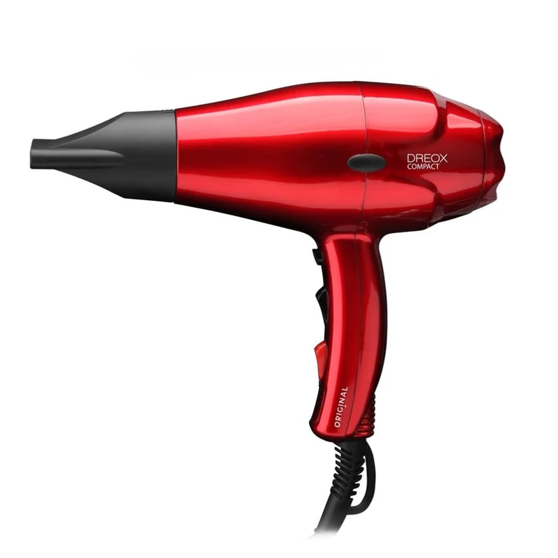 Dreox Asciugacapelli Professionale Compact Rosso 2000W