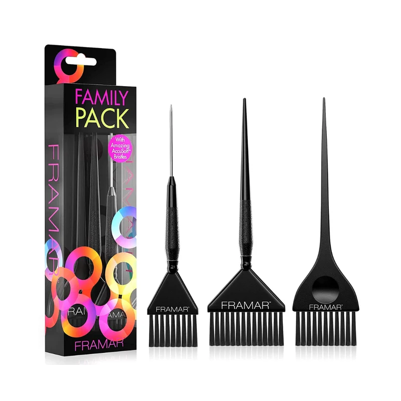 Framar Family Pack Set Pennelli Colorazione 3 Pezzi
