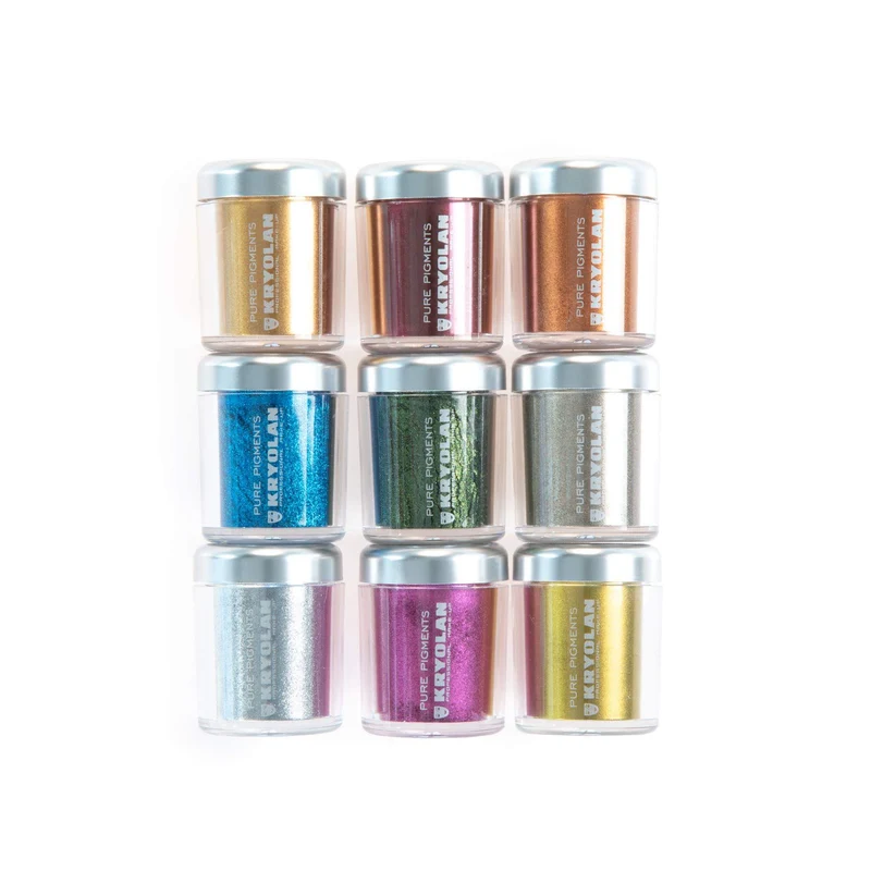 Kryolan Professional Make Up - Pure Pigments Metallics / Matt - Pigmenti in Polvere Libera