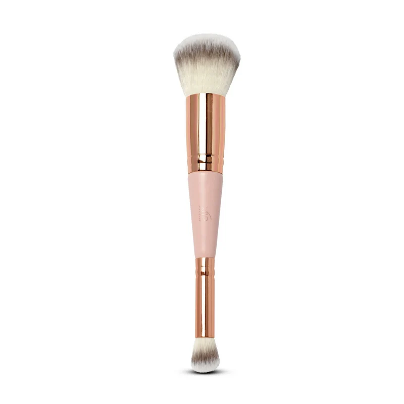 Vip make Up Pennello Professionale Doppia Punta per Fondotinta & Correttore